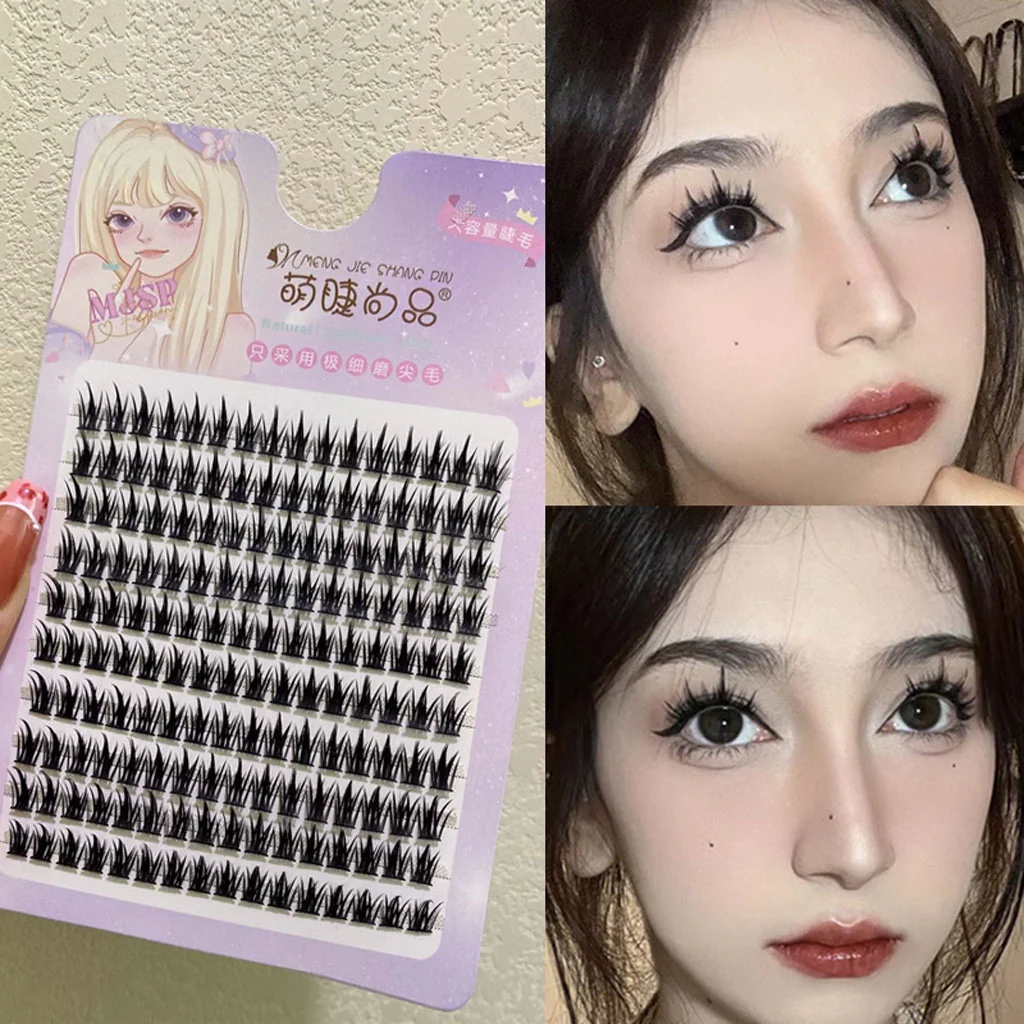 MJSP Deluxe Faux Eyelashes 12mm 10 Rows - Image 2