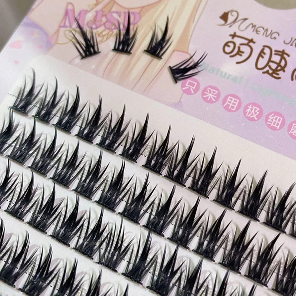 MJSP Deluxe Faux Eyelashes 12mm 10 Rows - Image 4