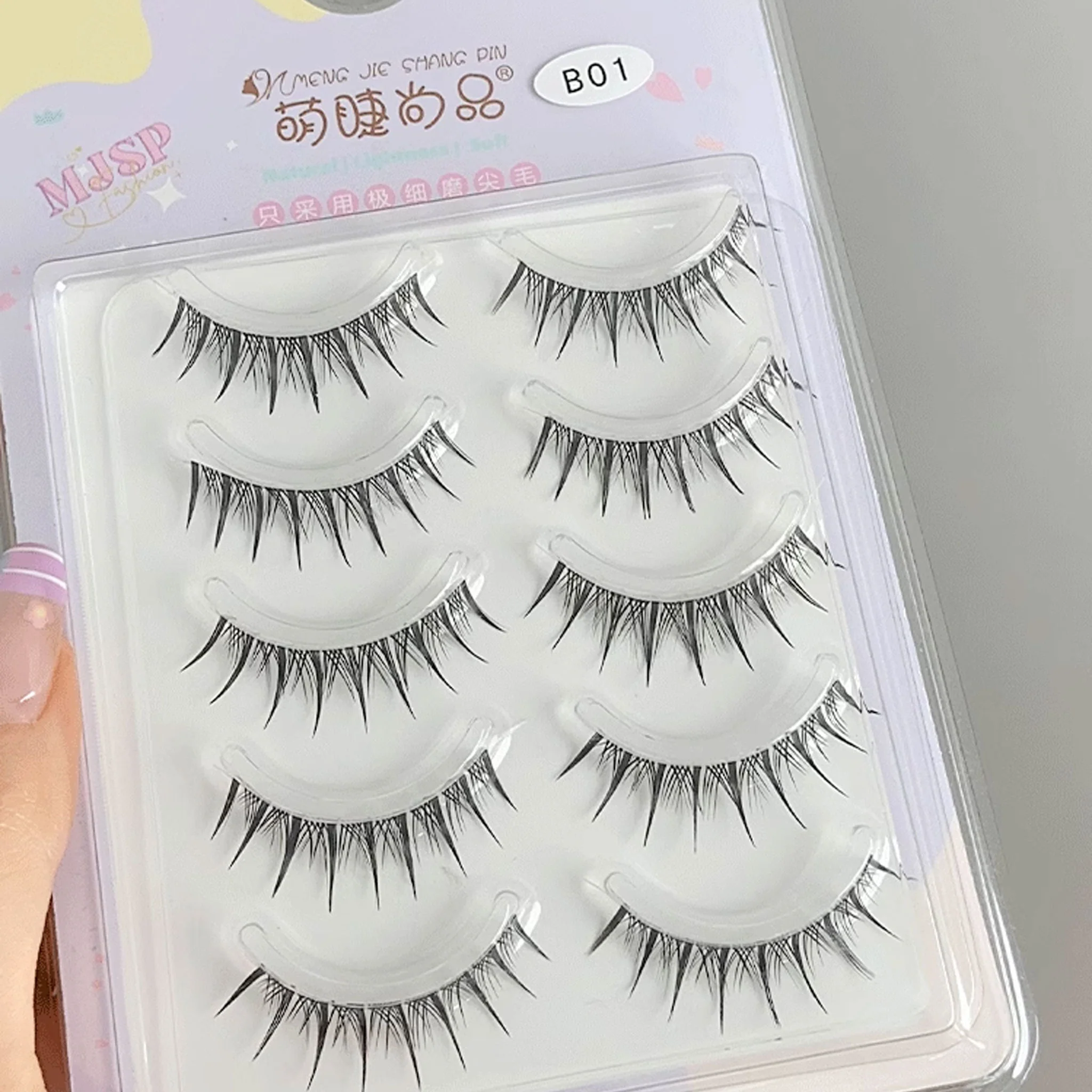 MJSP False Eyelash Extension Japan natura B01 - Image 4