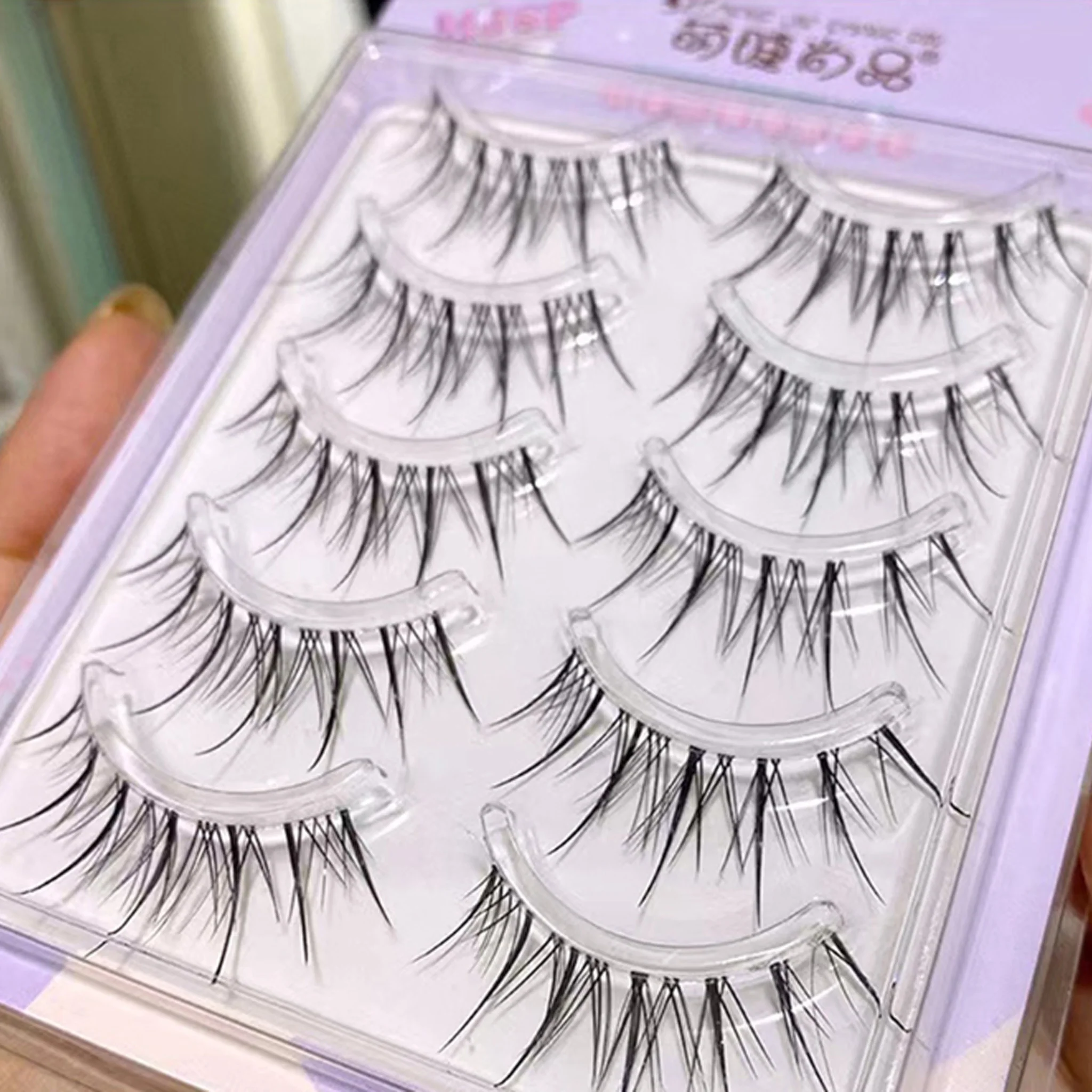 MJSP False Eyelash Extension M08 Thai Style 5pairs - Image 4