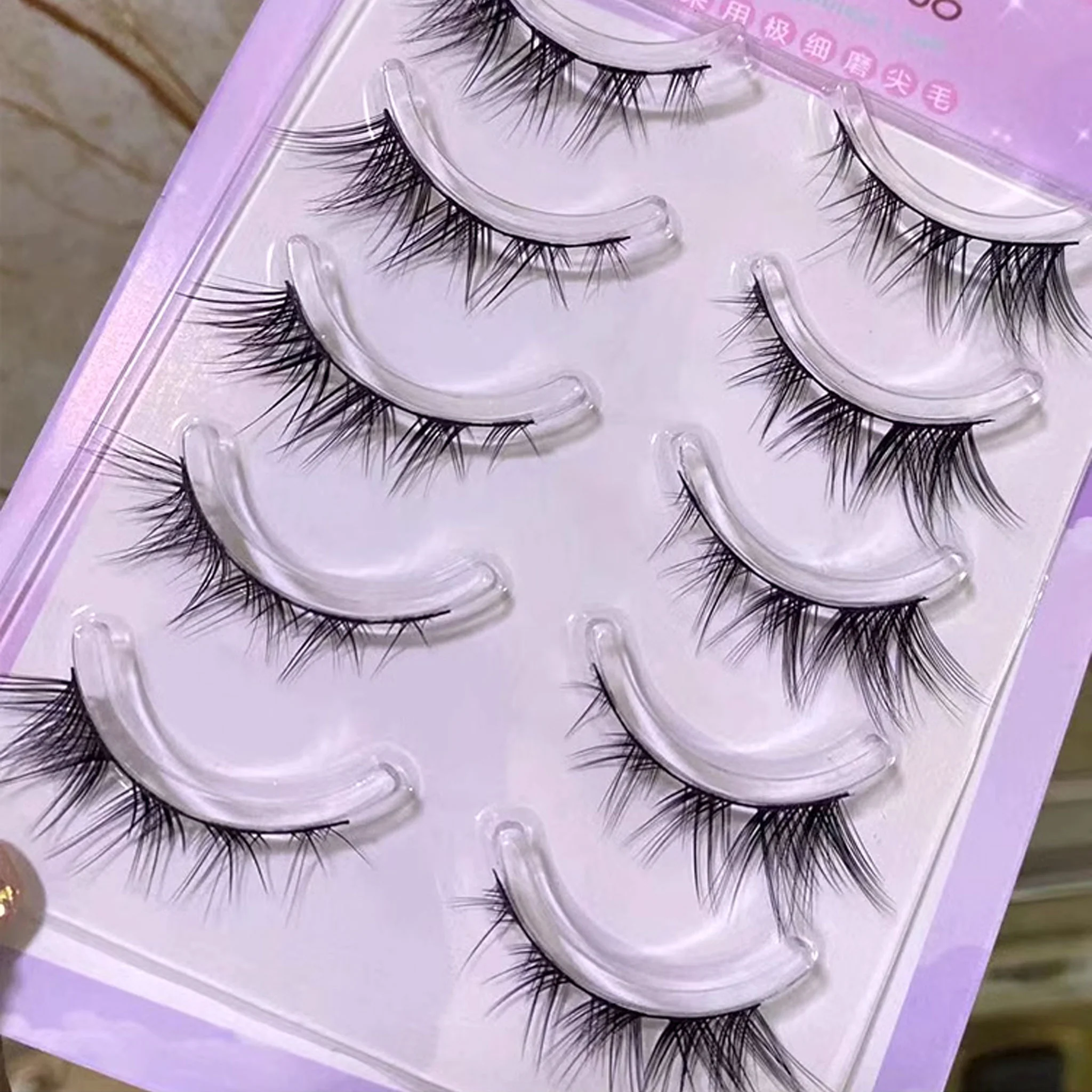 MJSP Fox Eye Eyelash Extensions HX07 5pairs - Image 4