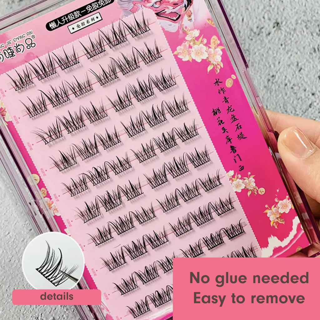 MJSP Pure Desire Lily False Eyelashes ST6 10 Rows - Image 3
