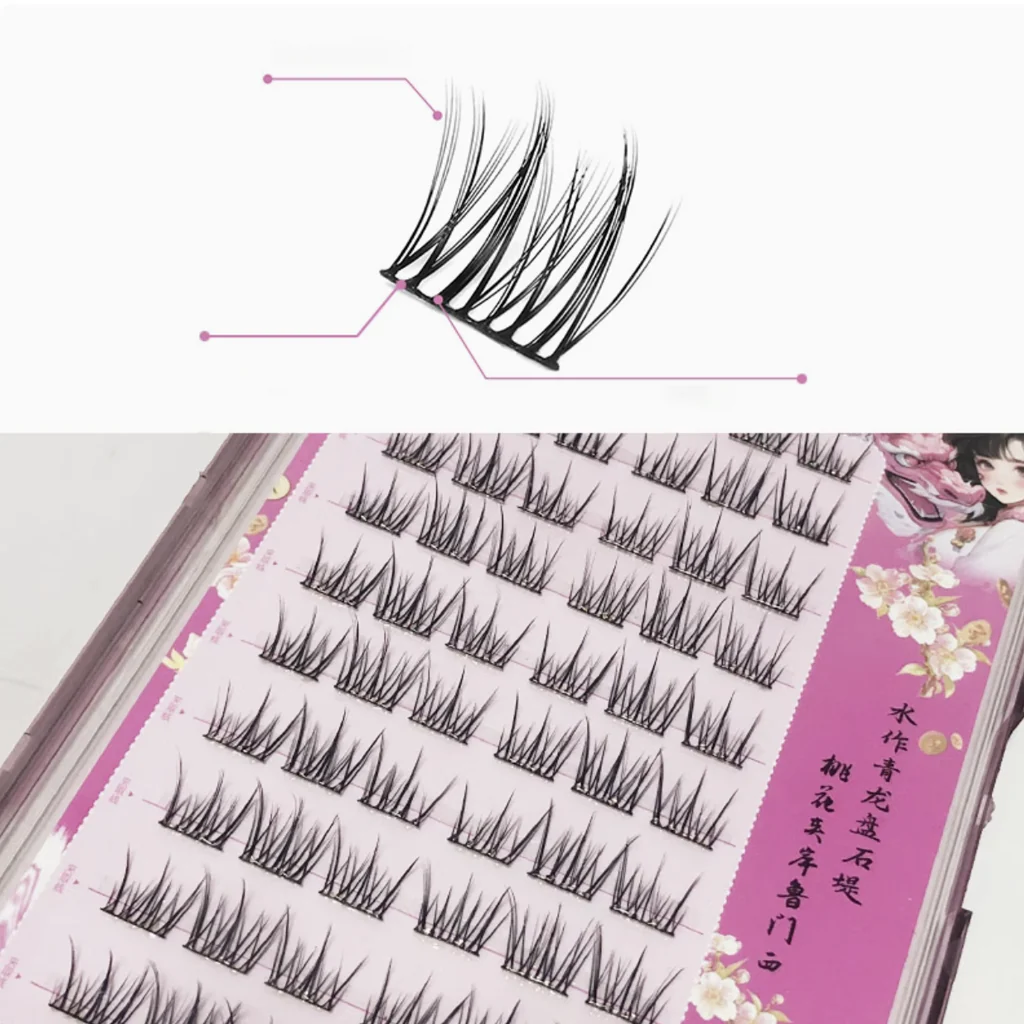 MJSP Pure Desire Lily False Eyelashes ST6 10 Rows - Image 4