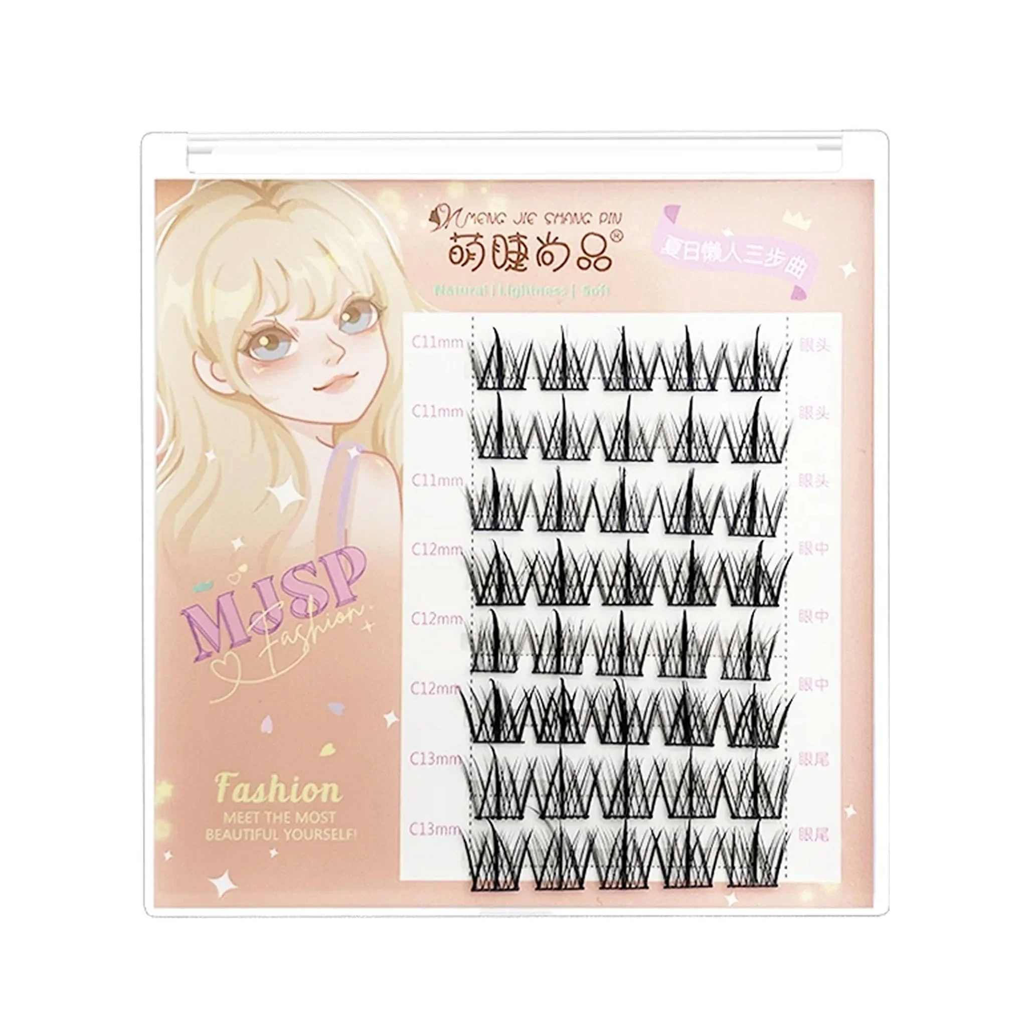 MJSP Natural Handmade false Eyelash - Image 2