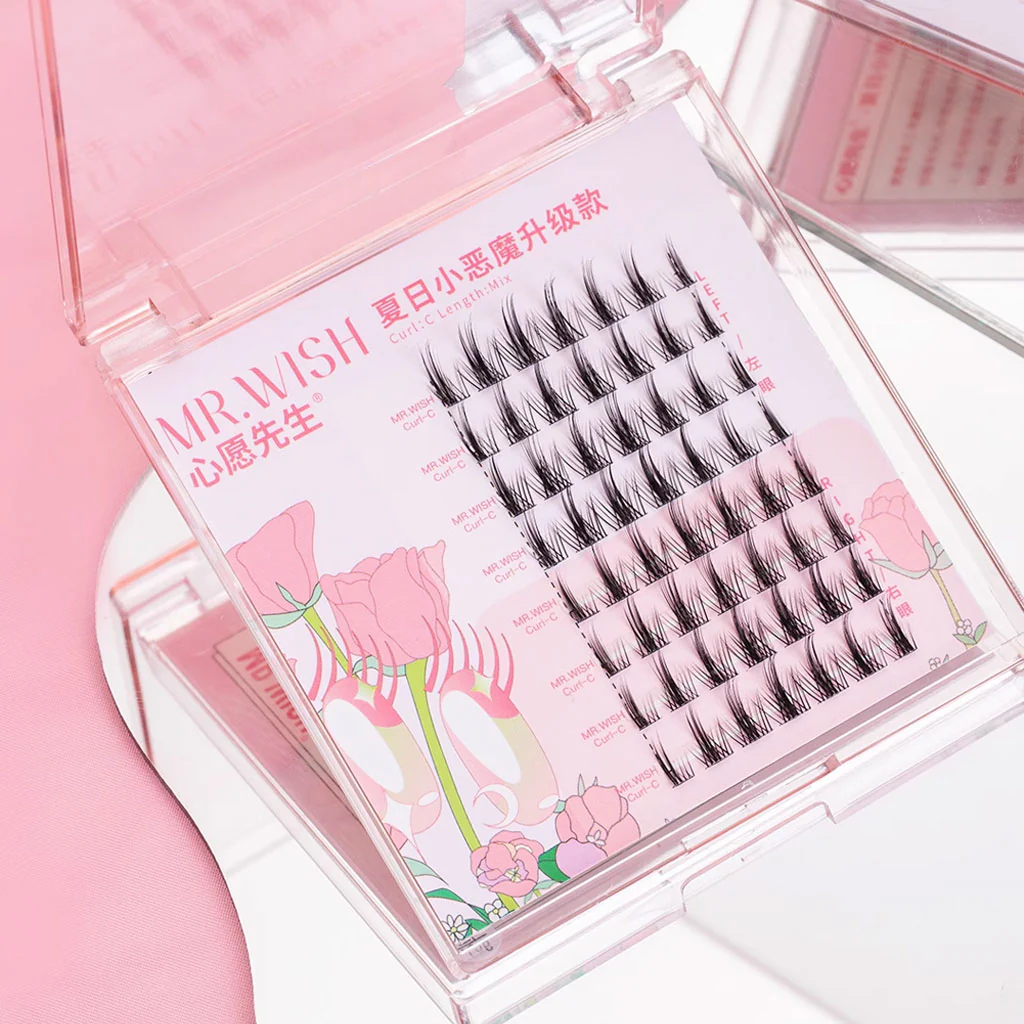 MR.WISH False Eyelashes Sunny Little Devil Upgraded Edition 56pcs - Image 2
