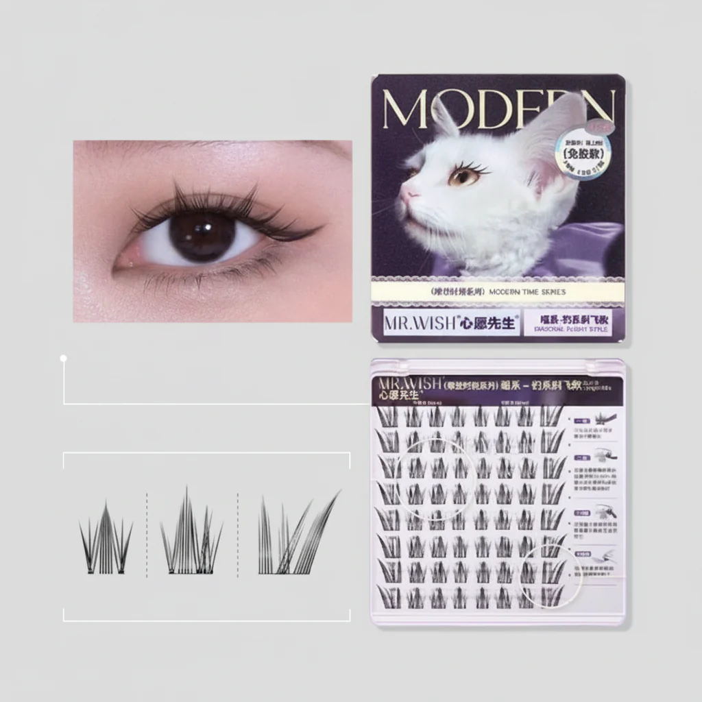 Mr.Wish Modern Time Series Eyelashes Diagonal Flight Style - Image 4