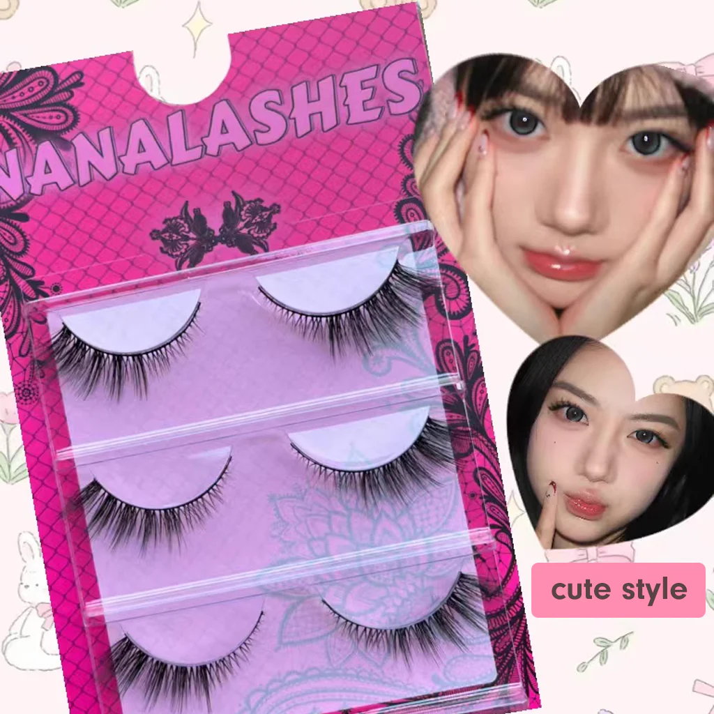 NANALASHES Angel Cat Eyelashes 3 Pairs - Image 2