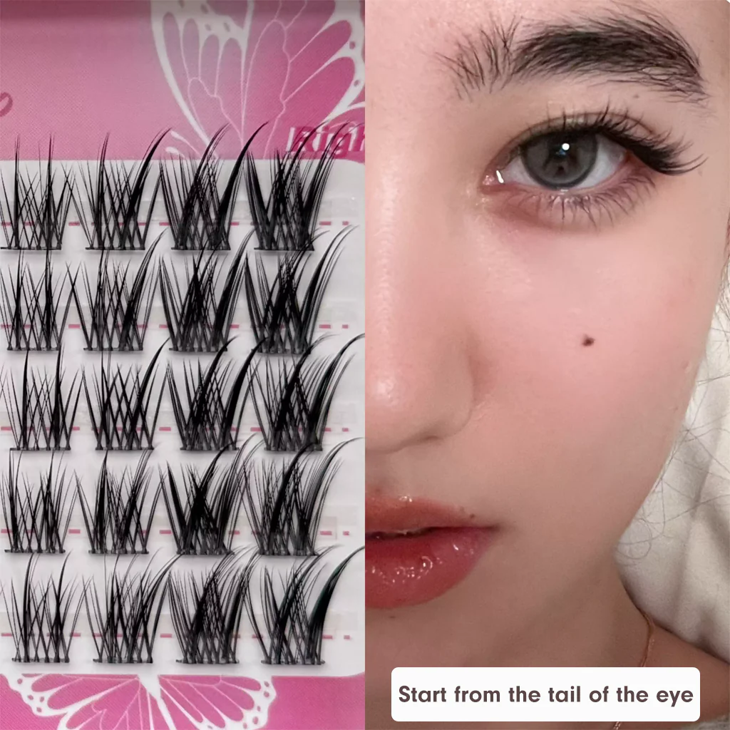 NANALASHES Butterfly Fairy False Eyelashes 60 pcs - Image 3