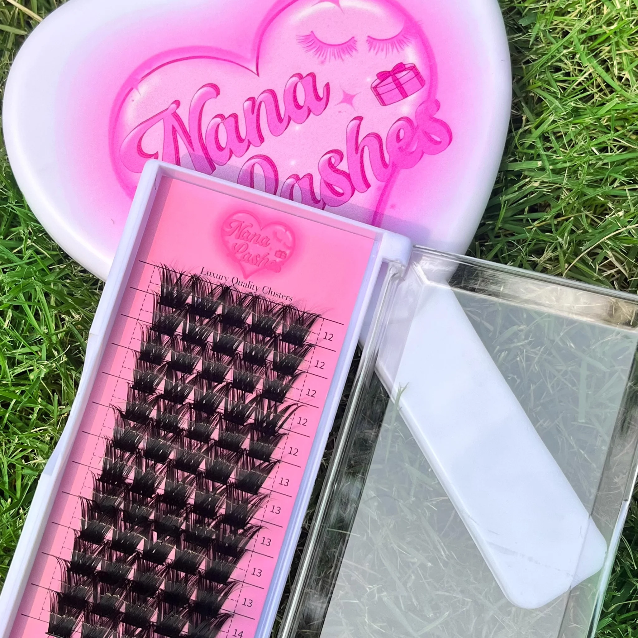 NANALASHES Sleeping Beauty D-Curl Cluster False Eyelashes - Image 3