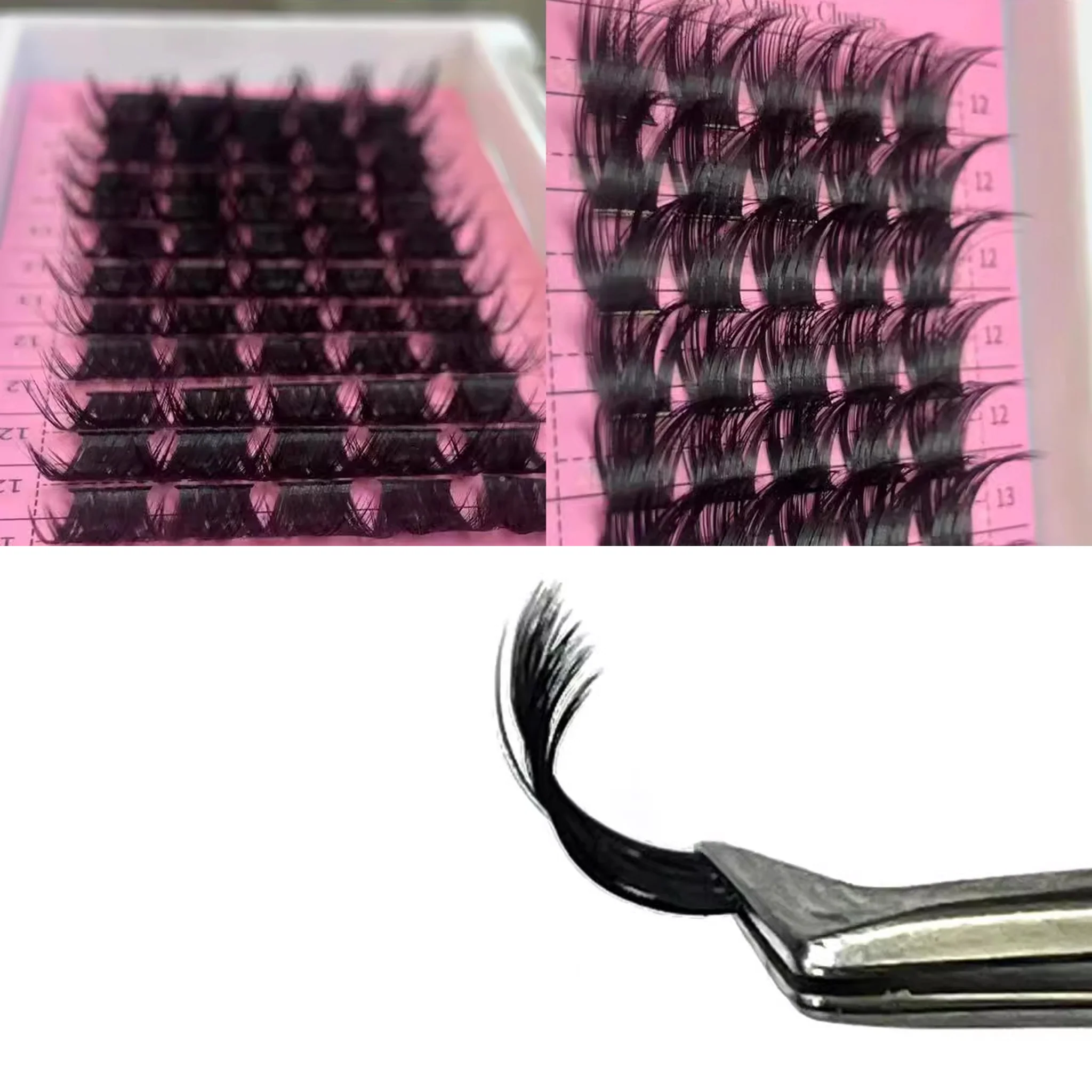 NANALASHES Sleeping Beauty D-Curl Cluster False Eyelashes - Image 6
