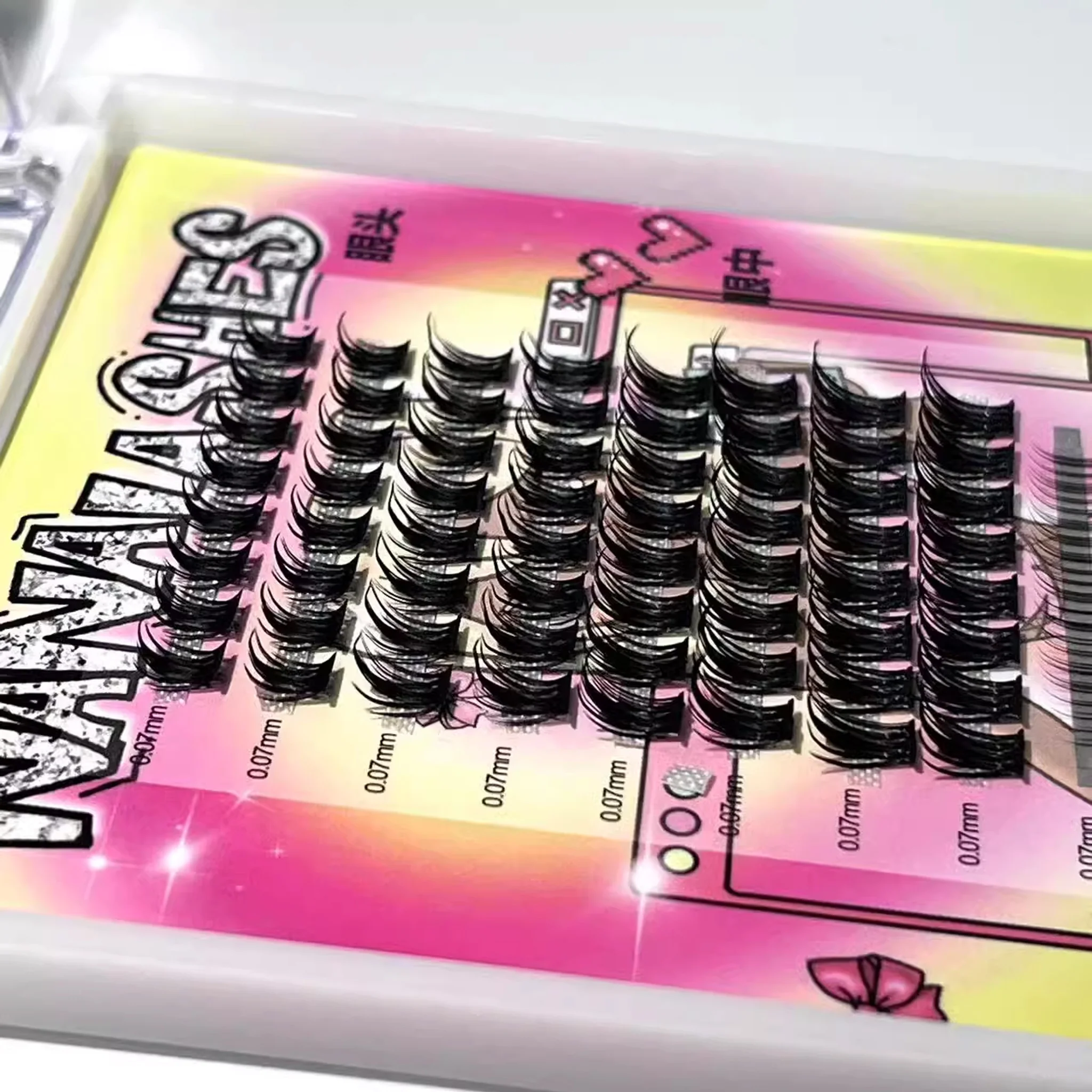 NANALASHES Double-Layered Comic Style False Eyelashes - Image 6