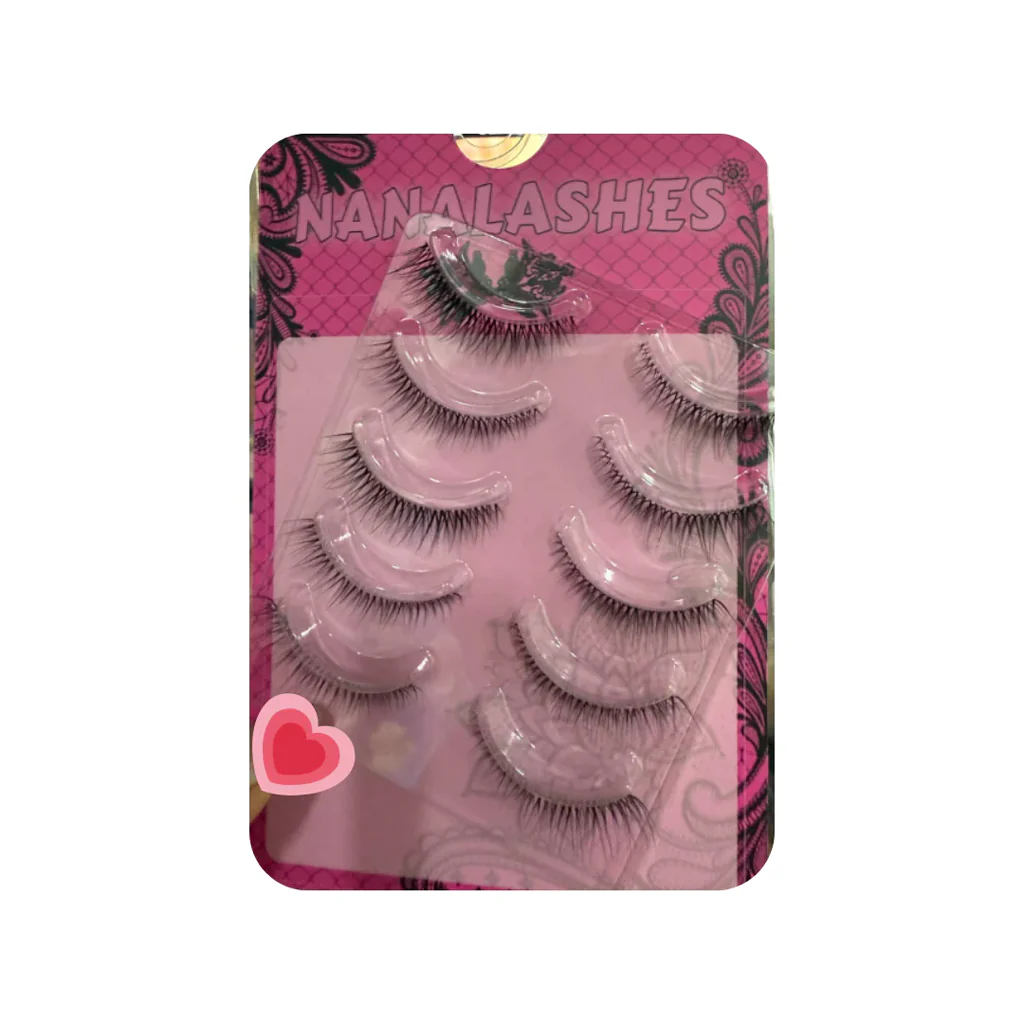 NANALASHES White Moonlight False Eyelashes 5 Pairs - Image 2