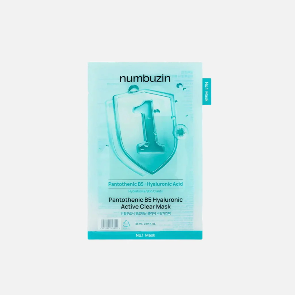 numbuzin Pantothenic B5 Hyaluronic Active Clear Mask - Image 3