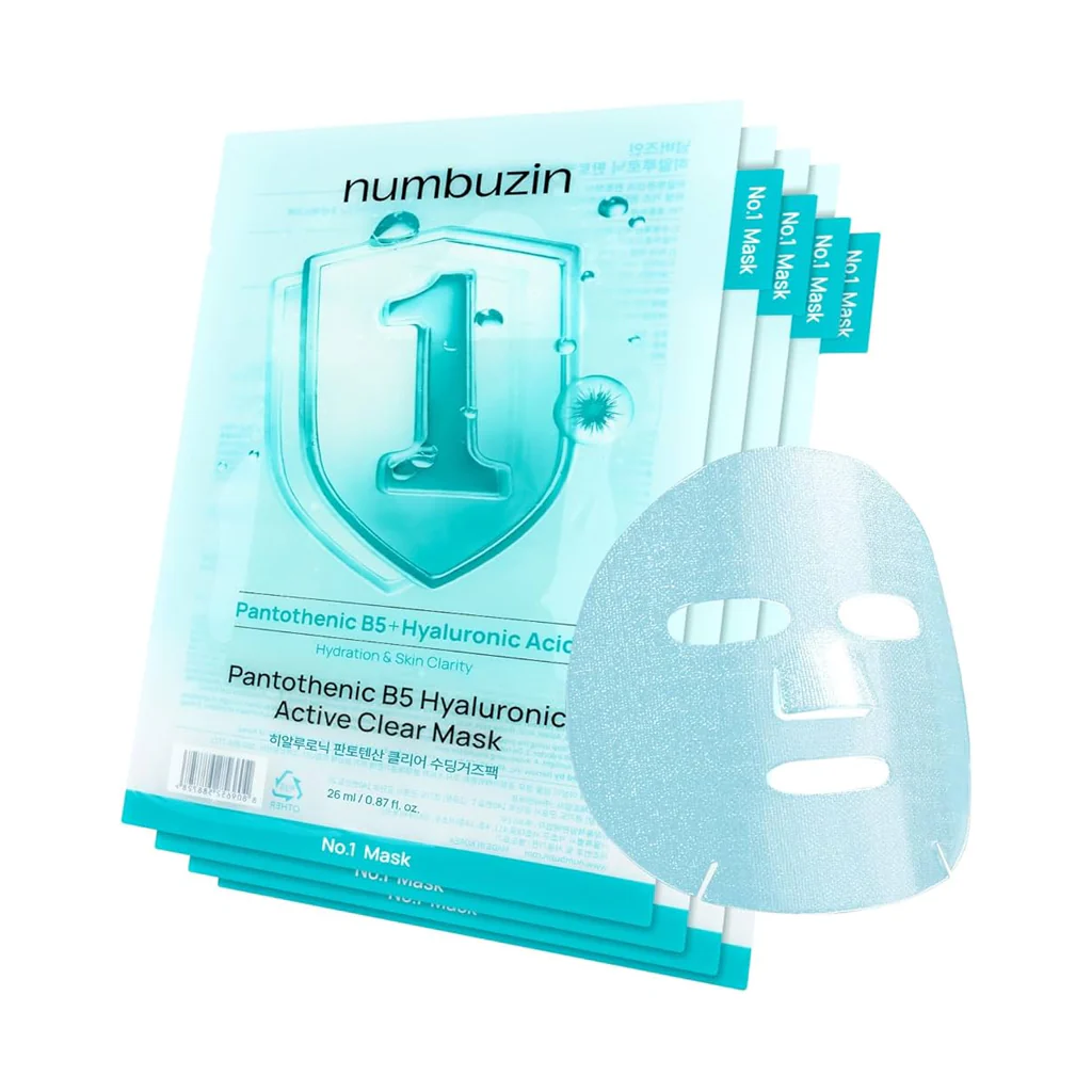 numbuzin Pantothenic B5 Hyaluronic Active Clear Mask - Image 4