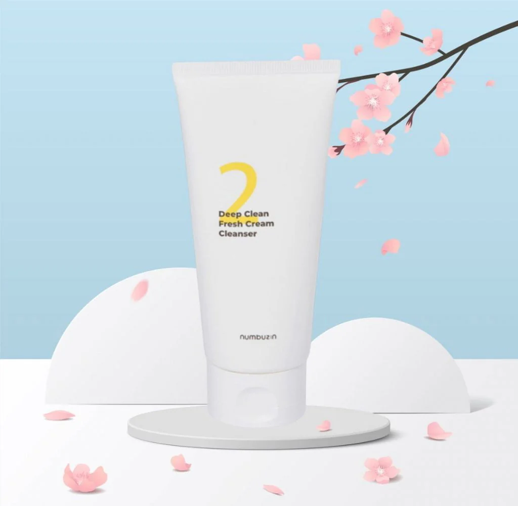 numbuzin No.2 Deep Clean Fresh Cream Cleanser 120ml - Image 4