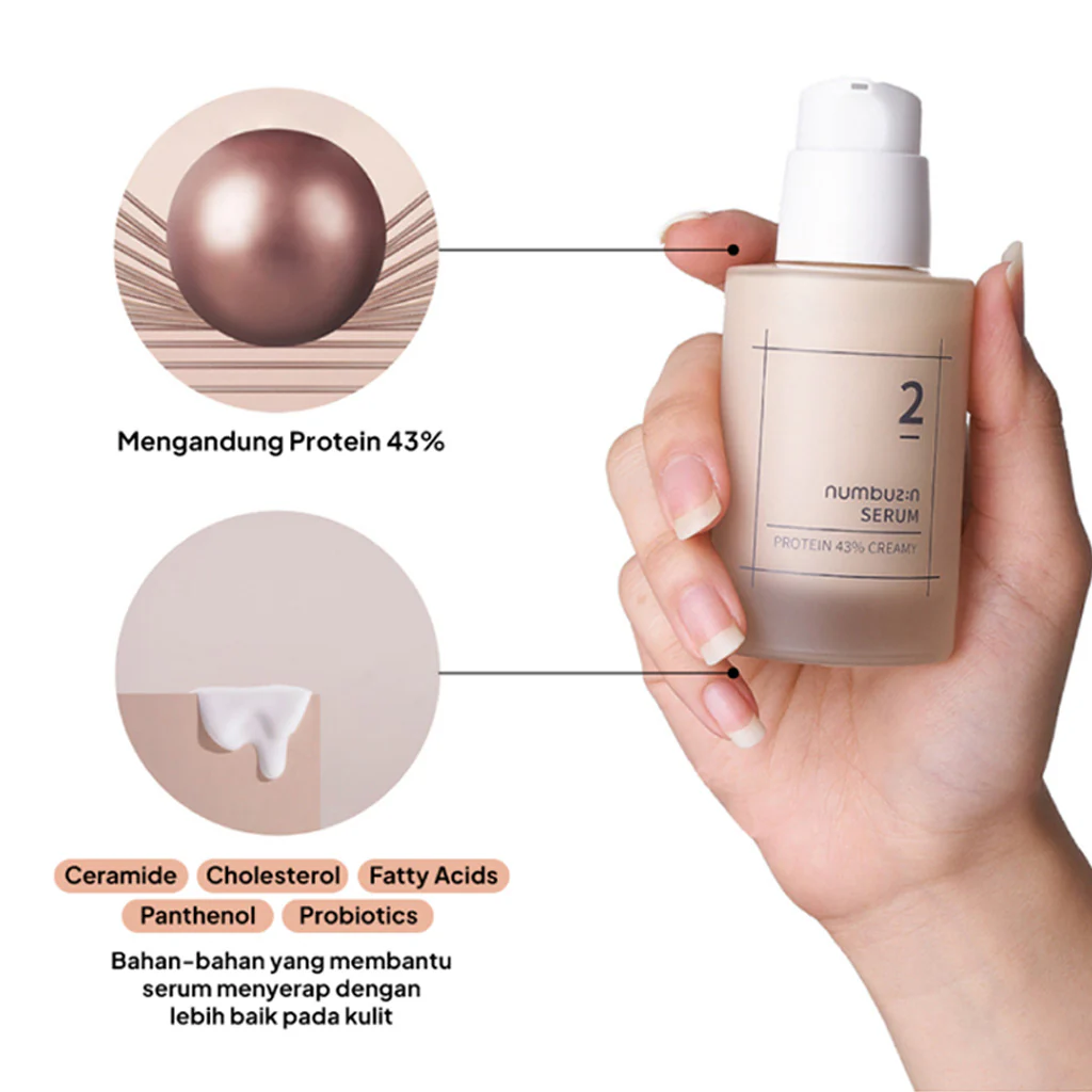 numbuzin No.2 Protein Creamy Serum 50 ml - Image 4
