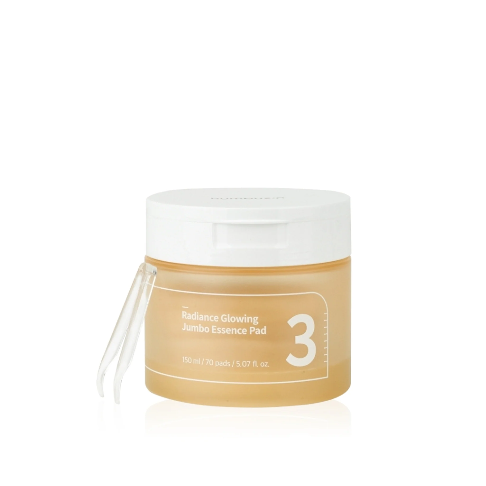 numbuzin NO.3 Radiance Glowing Jumbo Essence Pad 70pcs - Image 3