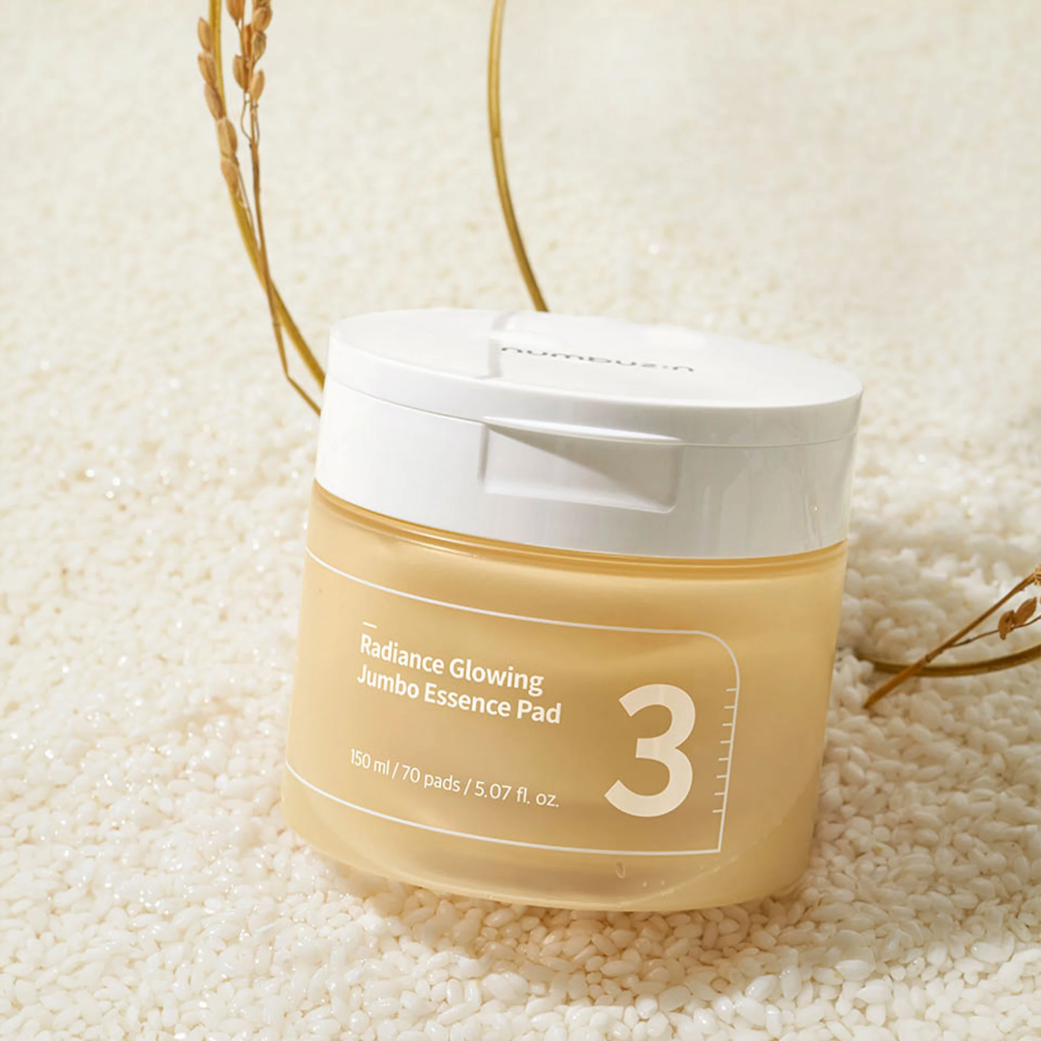 numbuzin NO.3 Radiance Glowing Jumbo Essence Pad 70pcs - Image 5