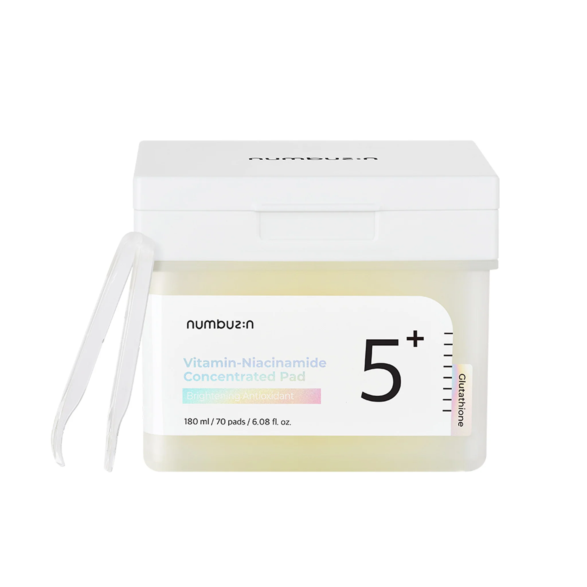 numbuzin NO.5 Concentrated Pad 180ml 70pcs - Image 2