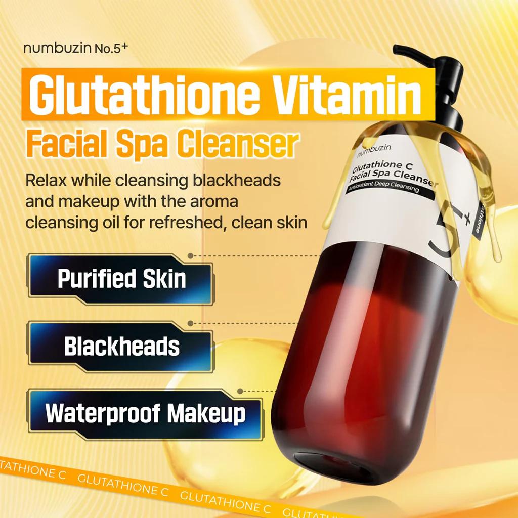 numbuzin No.5+ Glutathione C Facial Spa Cleanser 200 ml - Image 6