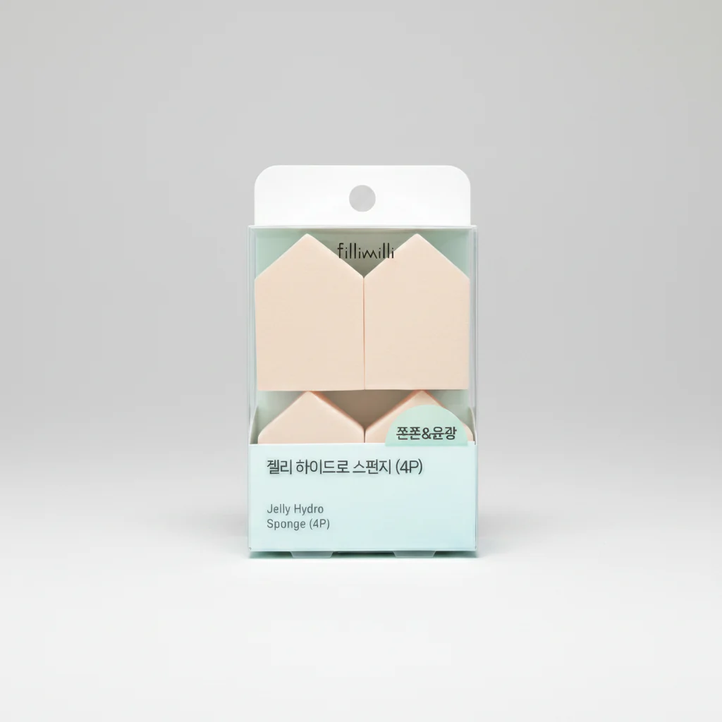 Olive Young Fillimilli Jelly Hydro Sponge 4pcs - Image 2
