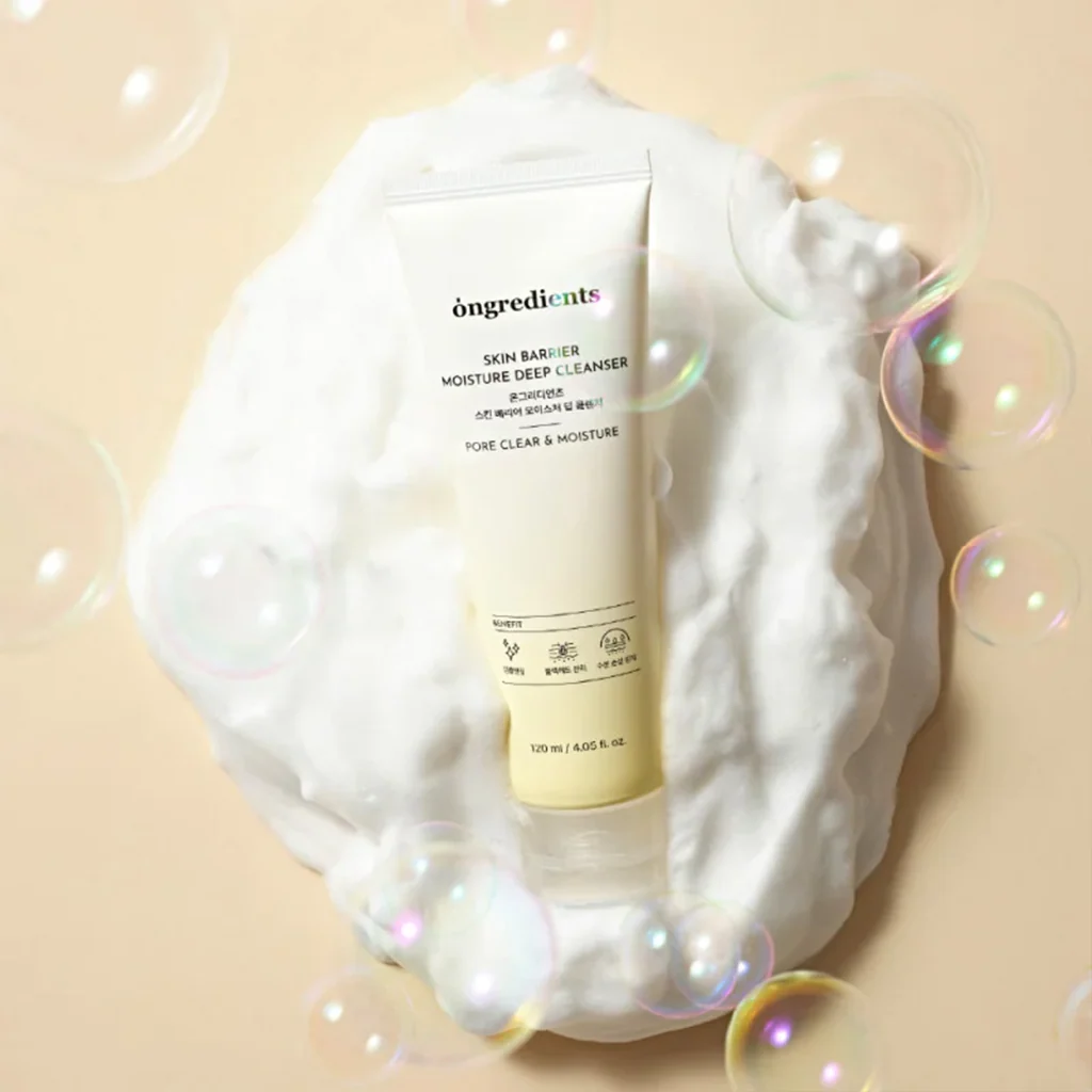 ONGREDIENTS Skin Barrier Moisture Deep Cleanser 120ml - Image 4