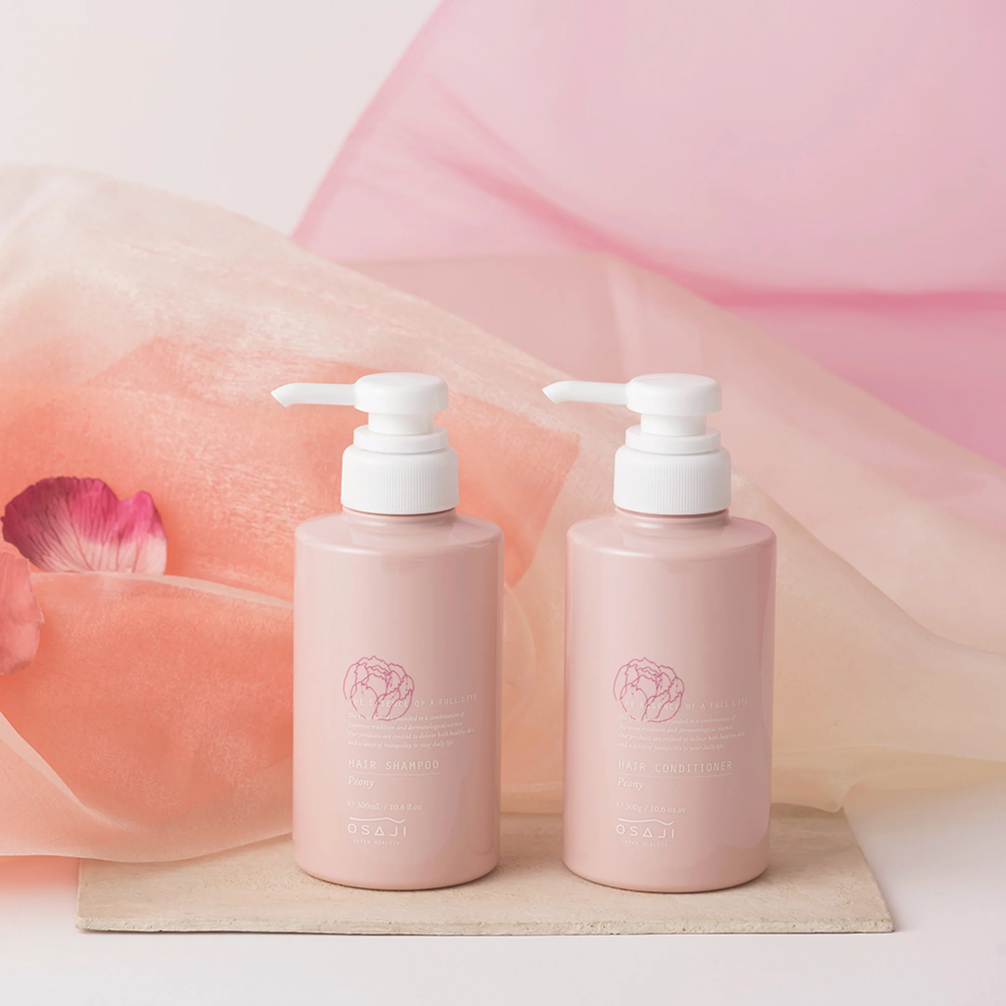 OSAJI Spring Limited Hair Shampoo Peony 300ml - Image 2