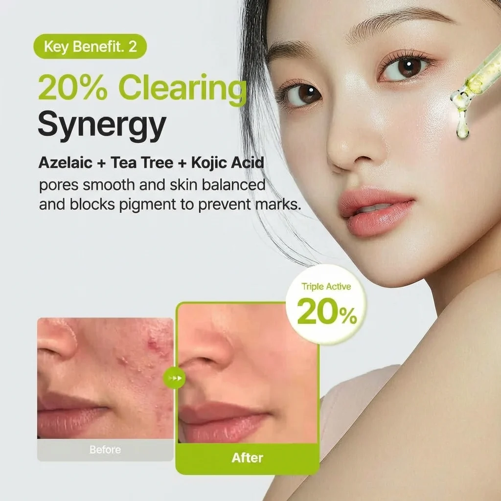 Purito Azelaic Acid 10 Kojic Tea Tree Serum 30ml - Image 5