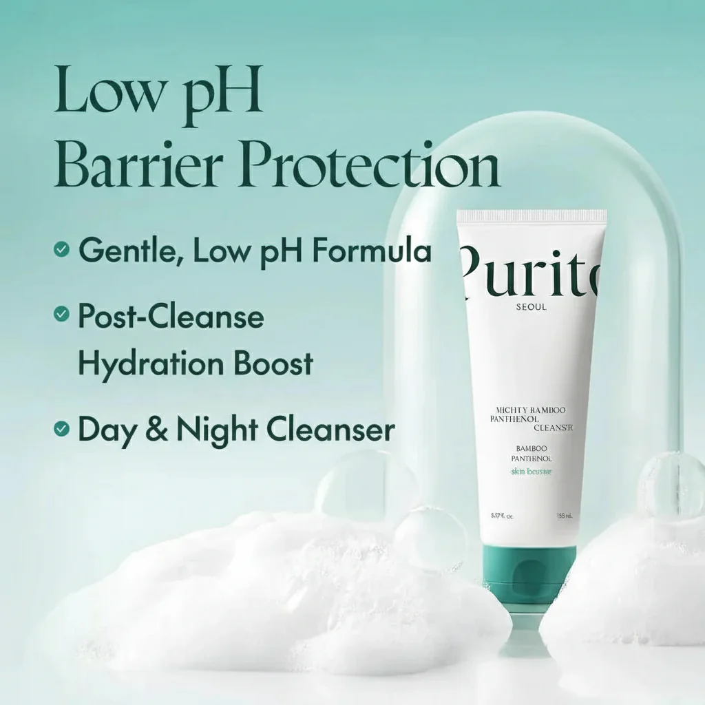 Purito Mighty Bamboo Panthenol Cleanser 150ml - Image 5