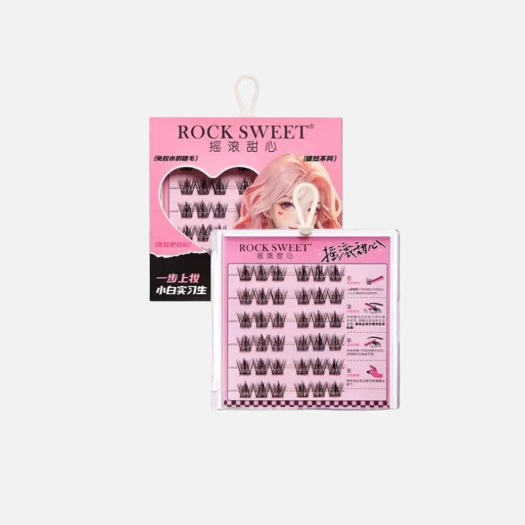 Rock Sweet False Eyelashes Glue Free - Image 2