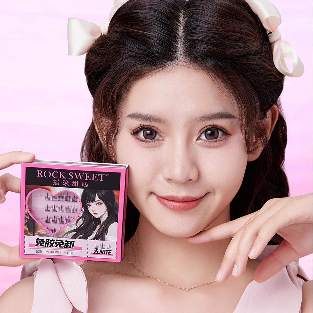 Rock Sweet False Eyelashes Glue Free - Image 3