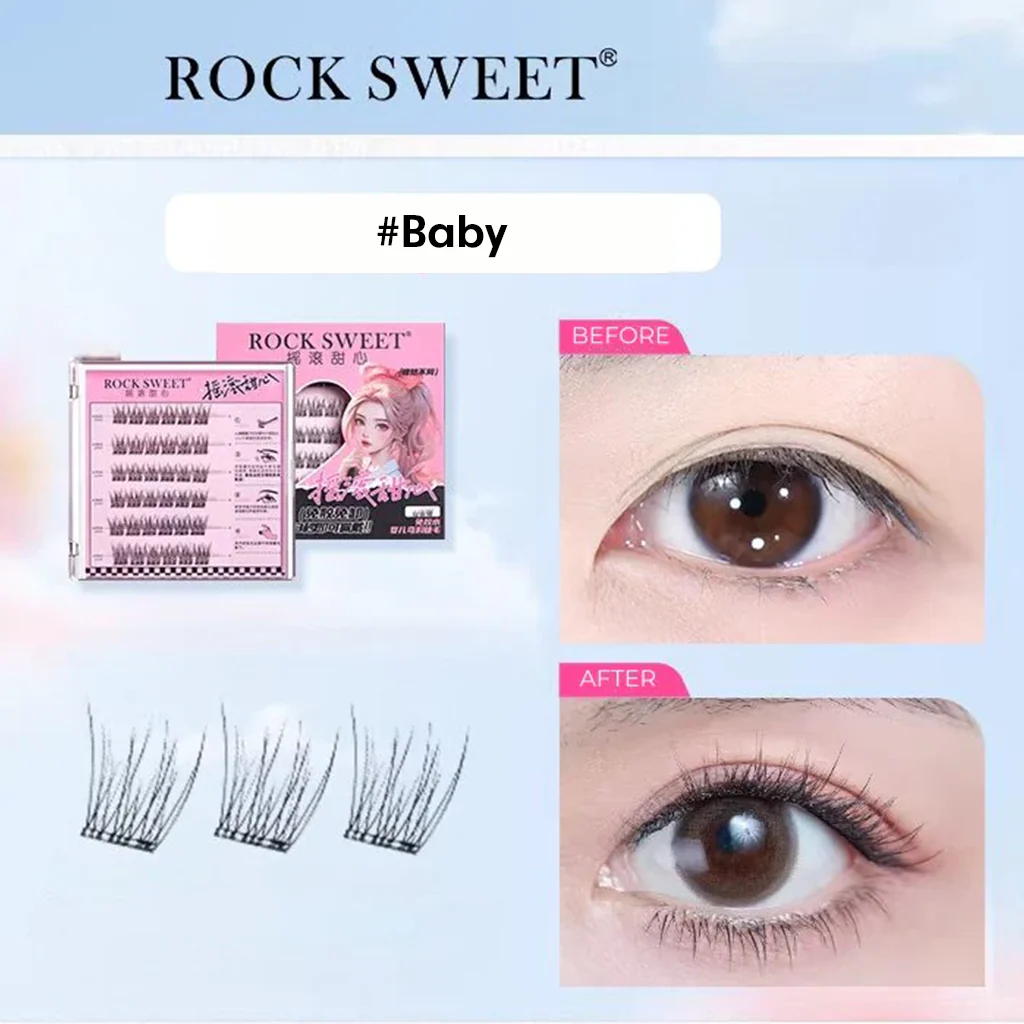 Rock Sweet False Eyelashes Glue Free - Image 5