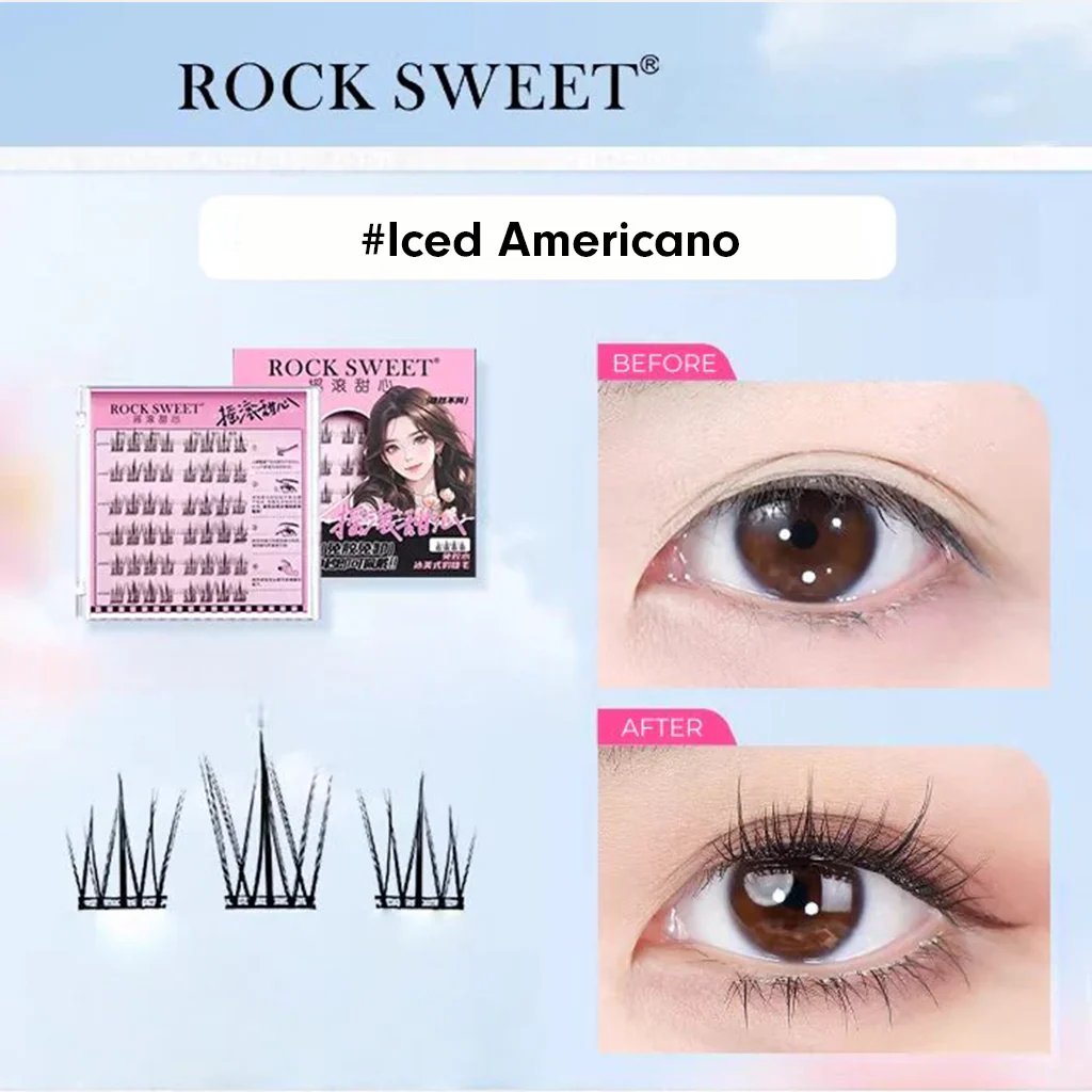 Rock Sweet False Eyelashes Glue Free - Image 6
