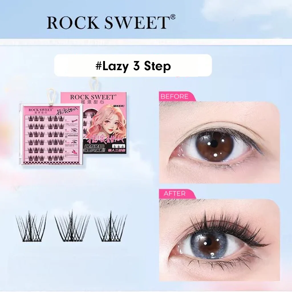Rock Sweet False Eyelashes Glue Free - Image 7