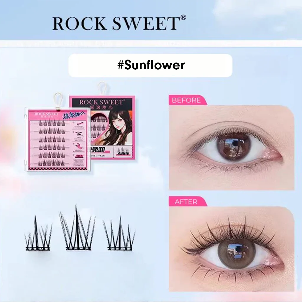 Rock Sweet False Eyelashes Glue Free - Image 8