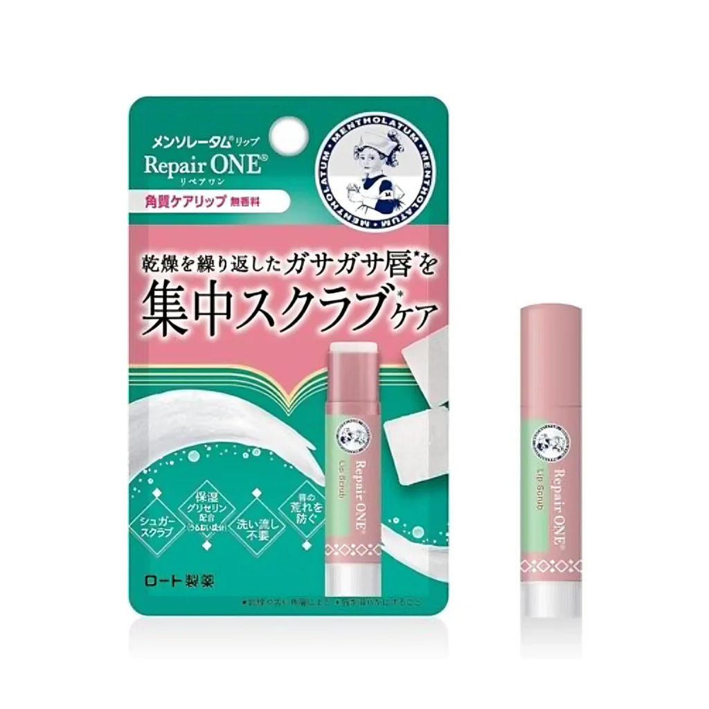 ROHTO Mentholatum Repair One Exfoliating Lip Unscented 3.6 g - Image 3