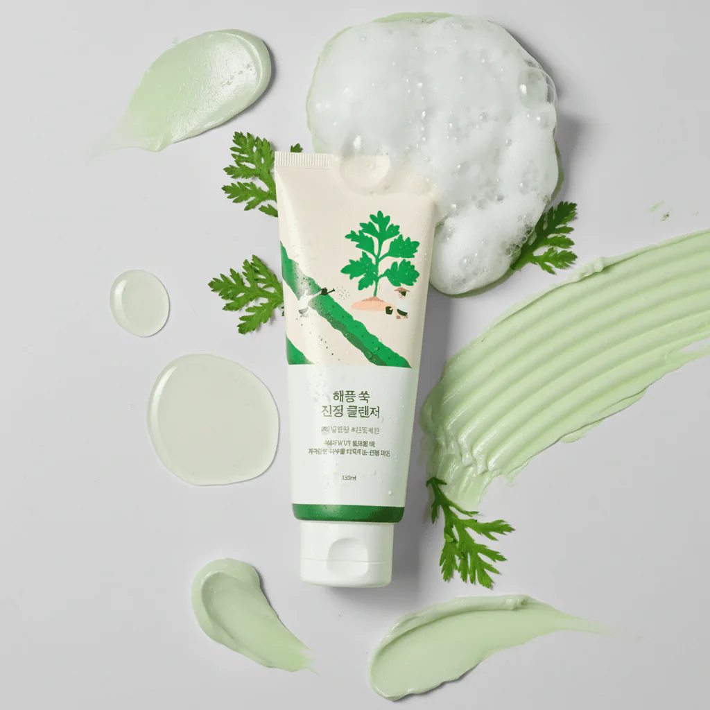 Round Lab Mugwort Calming Cleanser 150m - Image 2