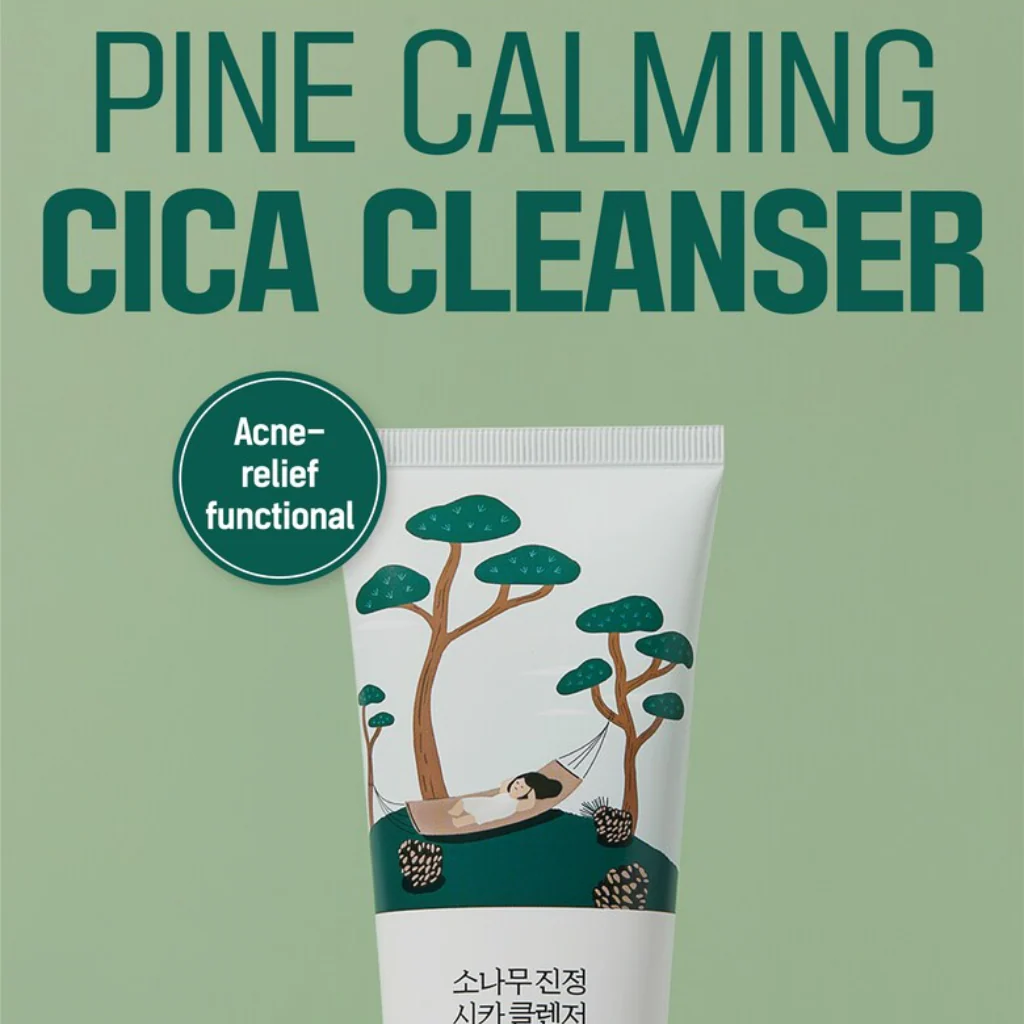 ROUND LAB Pine Tree Calming Cica Cleanser 150ml - Image 4