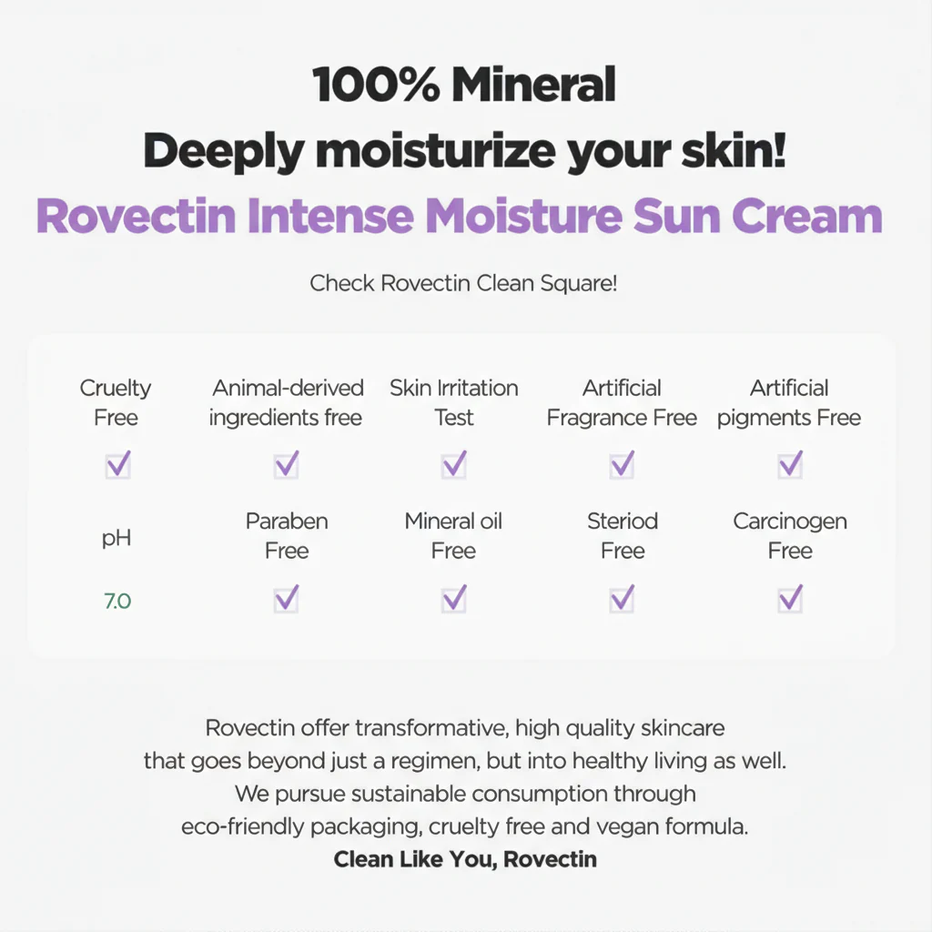 ROVECTIN Intense Moisture Sun Cream 50ml - Image 6