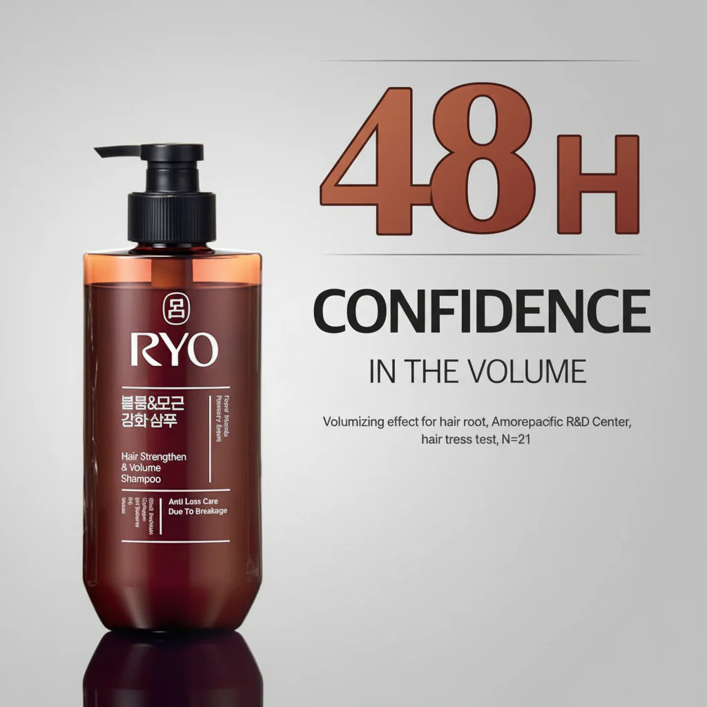 RYO Hair Strengthen & Volume Shampoo 480ml - Image 3