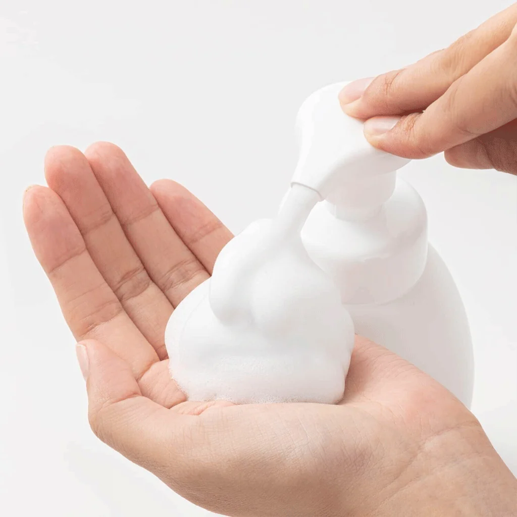 SANA Nameraka Honpo Foam Face Wash NC 200 ml - Image 2
