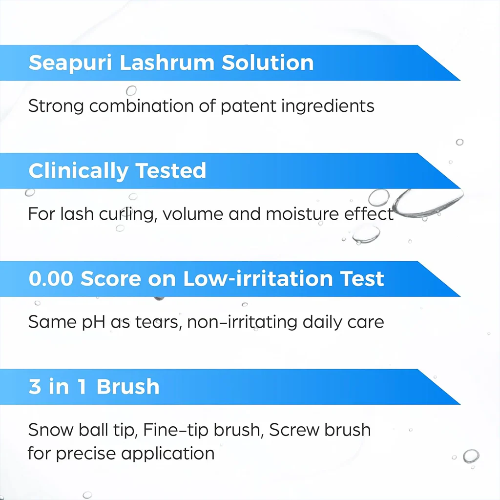 SEAPURI Lashrum Eyelash Enhancing Serum 10g - Image 6