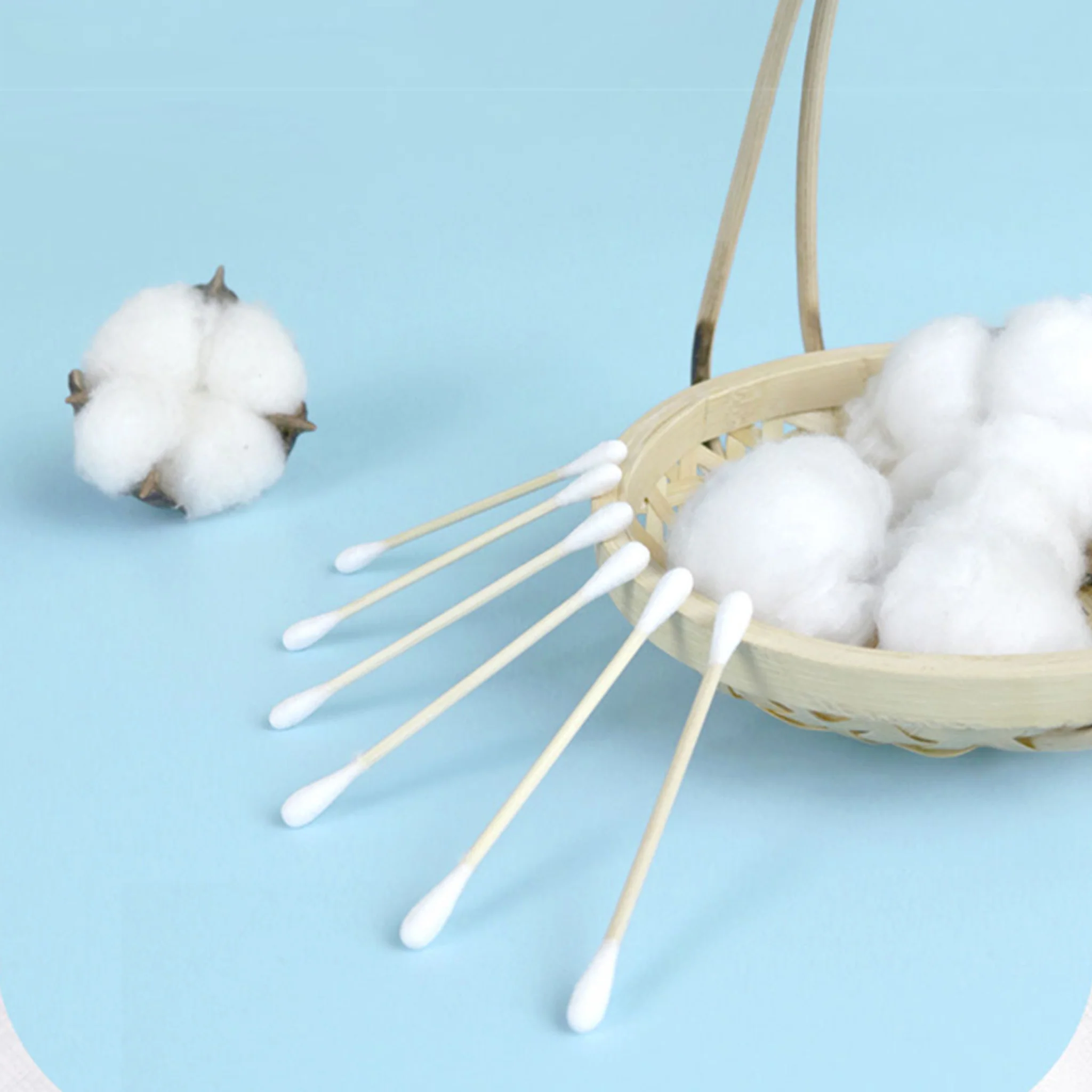 SHINO Cotton Swabs 400pk - Image 3