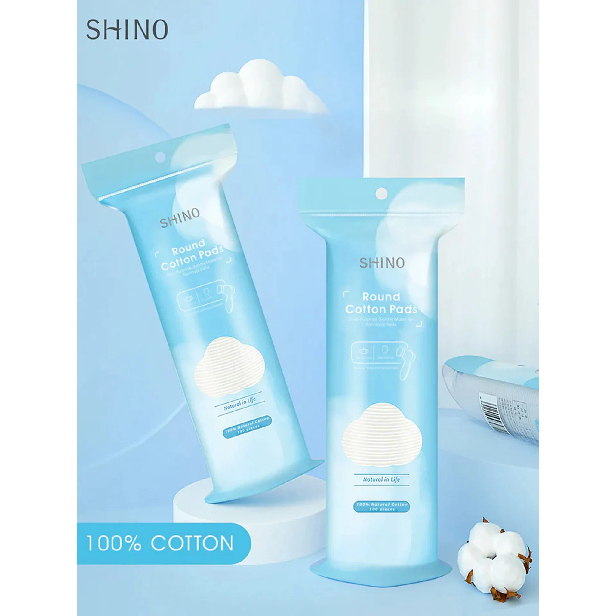 SHINO Round Cotton Pads - Image 6