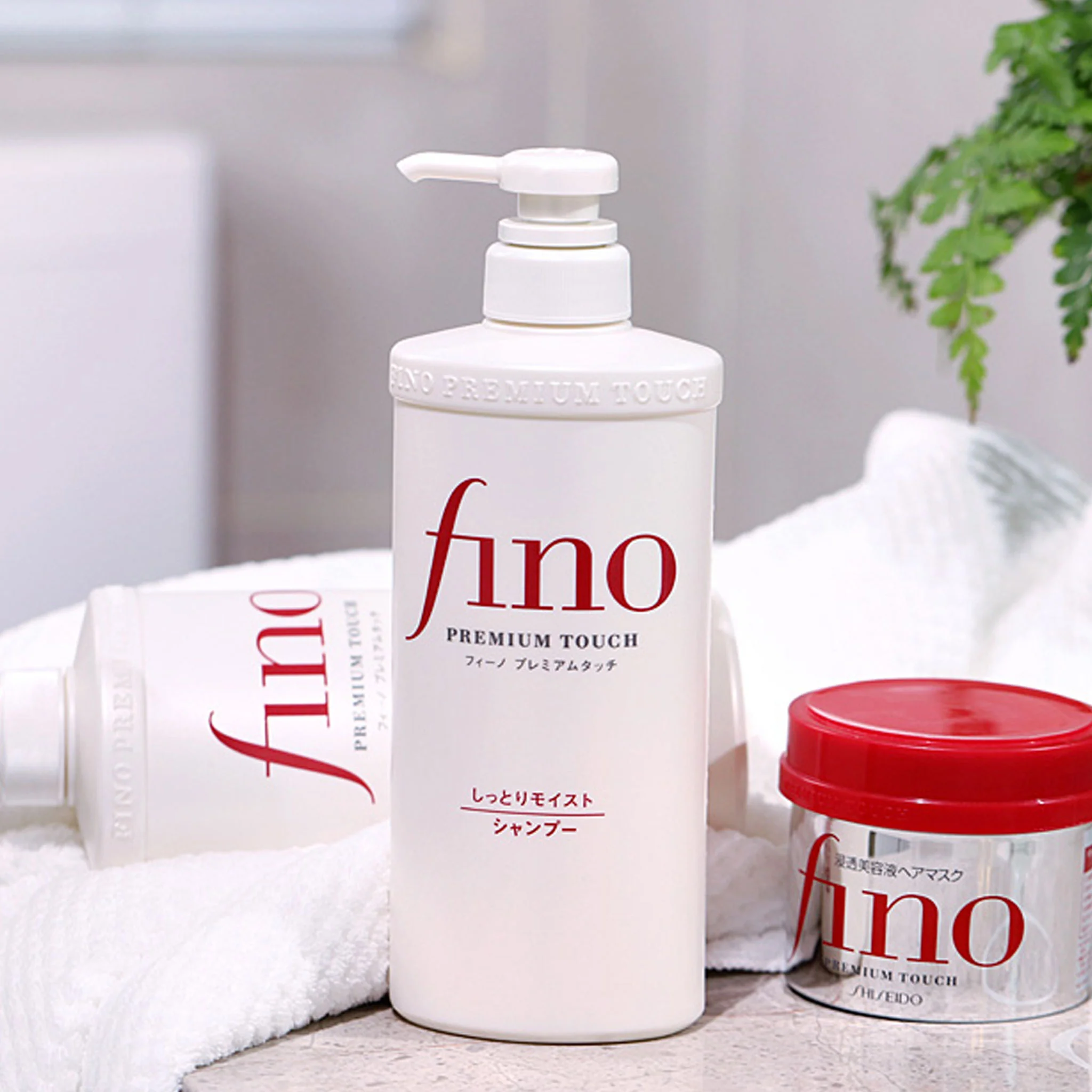 SHISEIDO Fino Premium Touch Moist Shampoo 550ml - Image 3