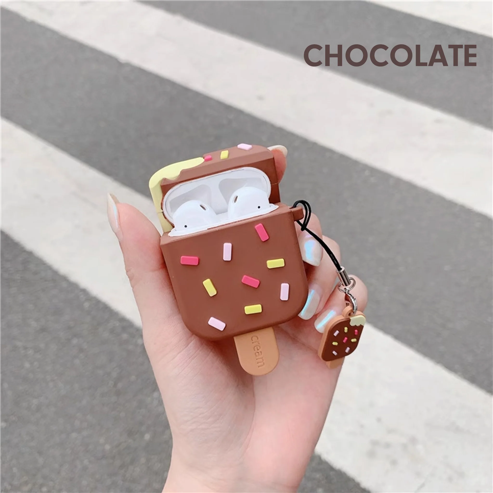 Silicone Ice Cream Aipods Case - Image 4