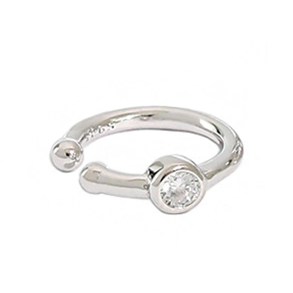 Single/Double-Layer Moissanite Ear Cuff - Image 5