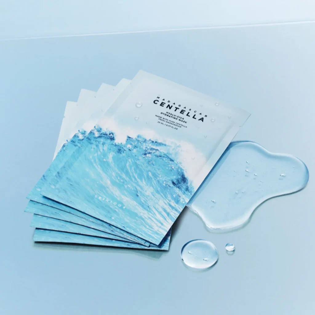 SKIN1004 Hyalu Cica Hydrating Mask 5pcs - Image 5