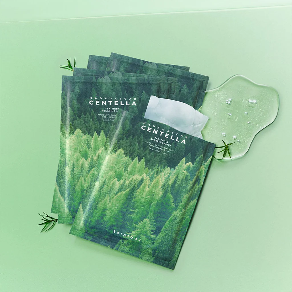 SKIN1004 Tea Trica Relaxing Mask 5pcs - Image 5