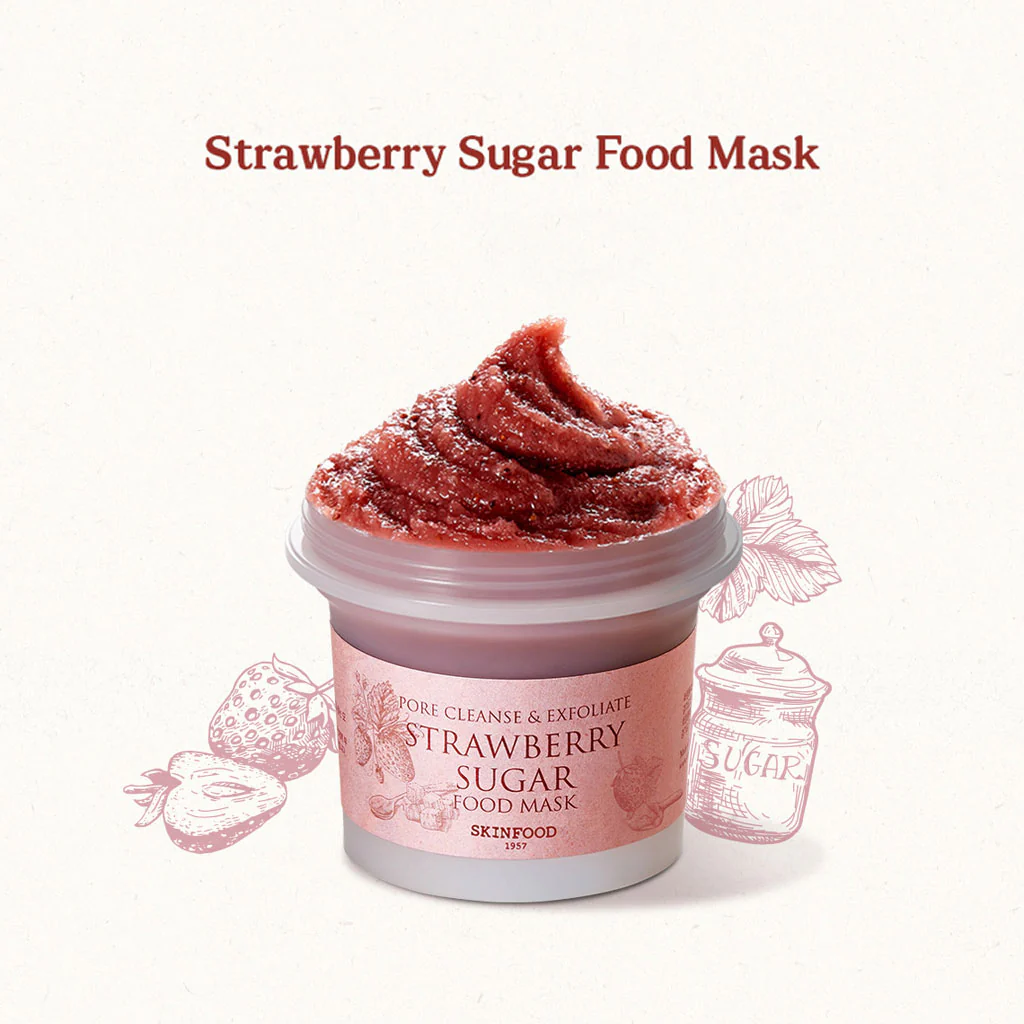 SKINFOOD Strawberry Sugar Food Mask 120g - Image 3